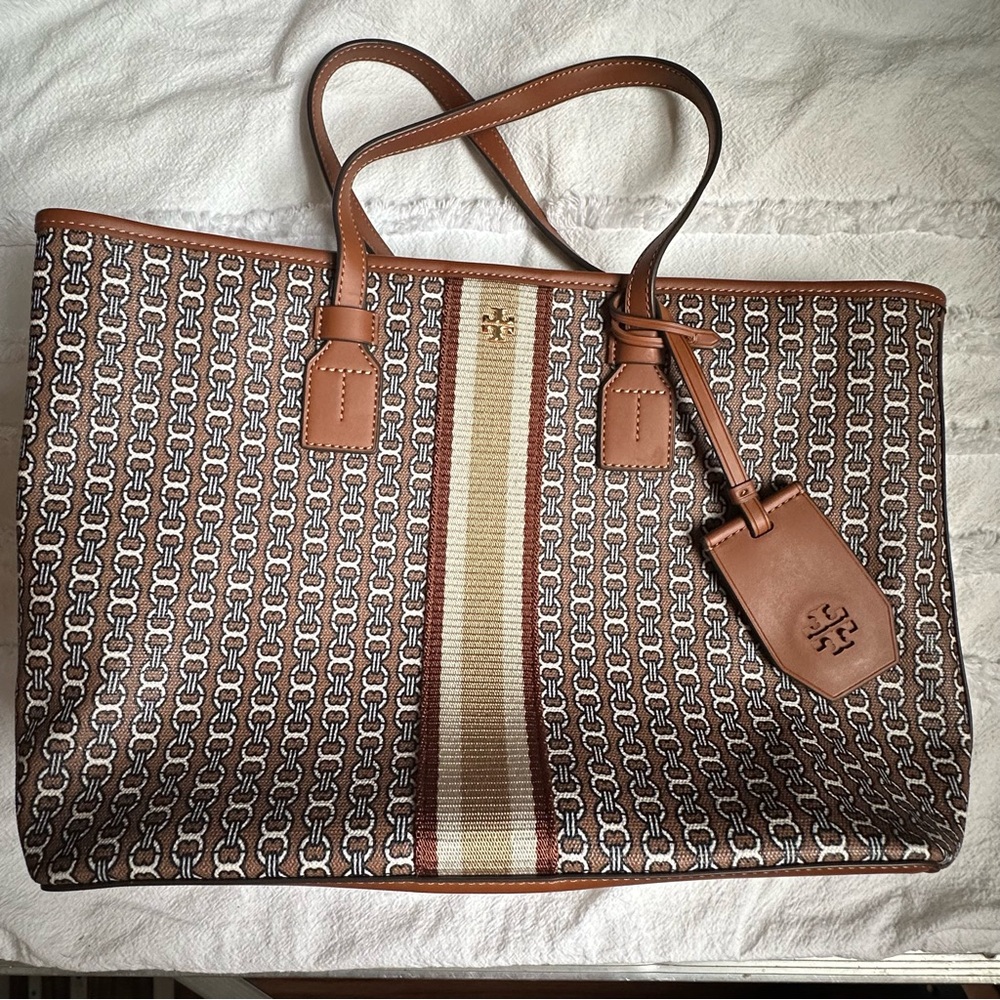 Tory Burch Women's Gemini Link Canvas Small